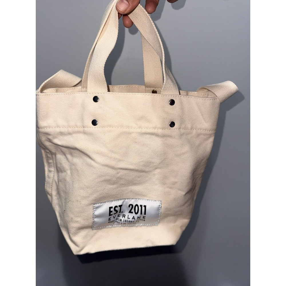 Everlane The Organic Canvas Mini Tote Bag‎ NWOT L